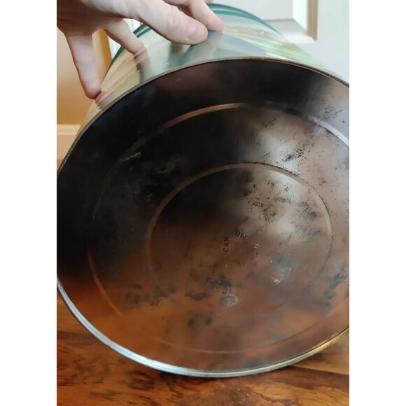 Vintage 1993 Christmas Tin Four Seasons Made Baltimore MD Skylight Creative Idea - Picture 9 of 15